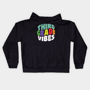 Third Grade Vibes for Back To School Kids Hoodie